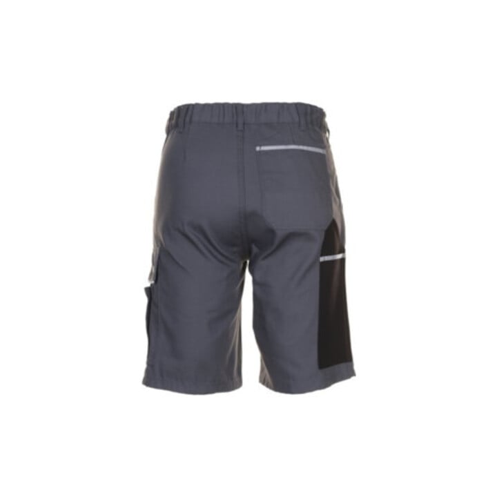 Planam Shorts Canvas 320 grau/schwarz