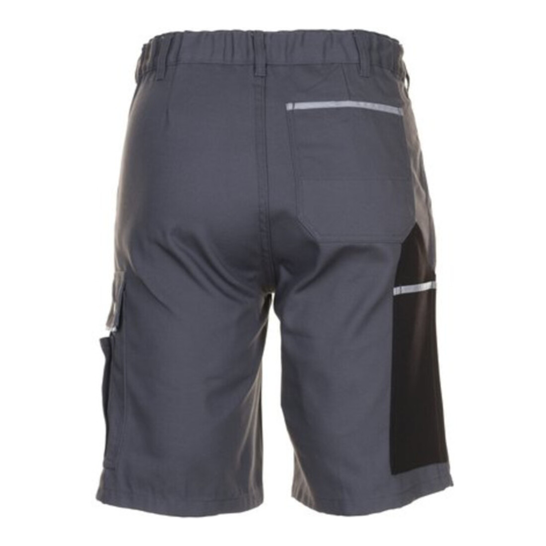 Planam Shorts Canvas 320 grau/schwarz XXXL