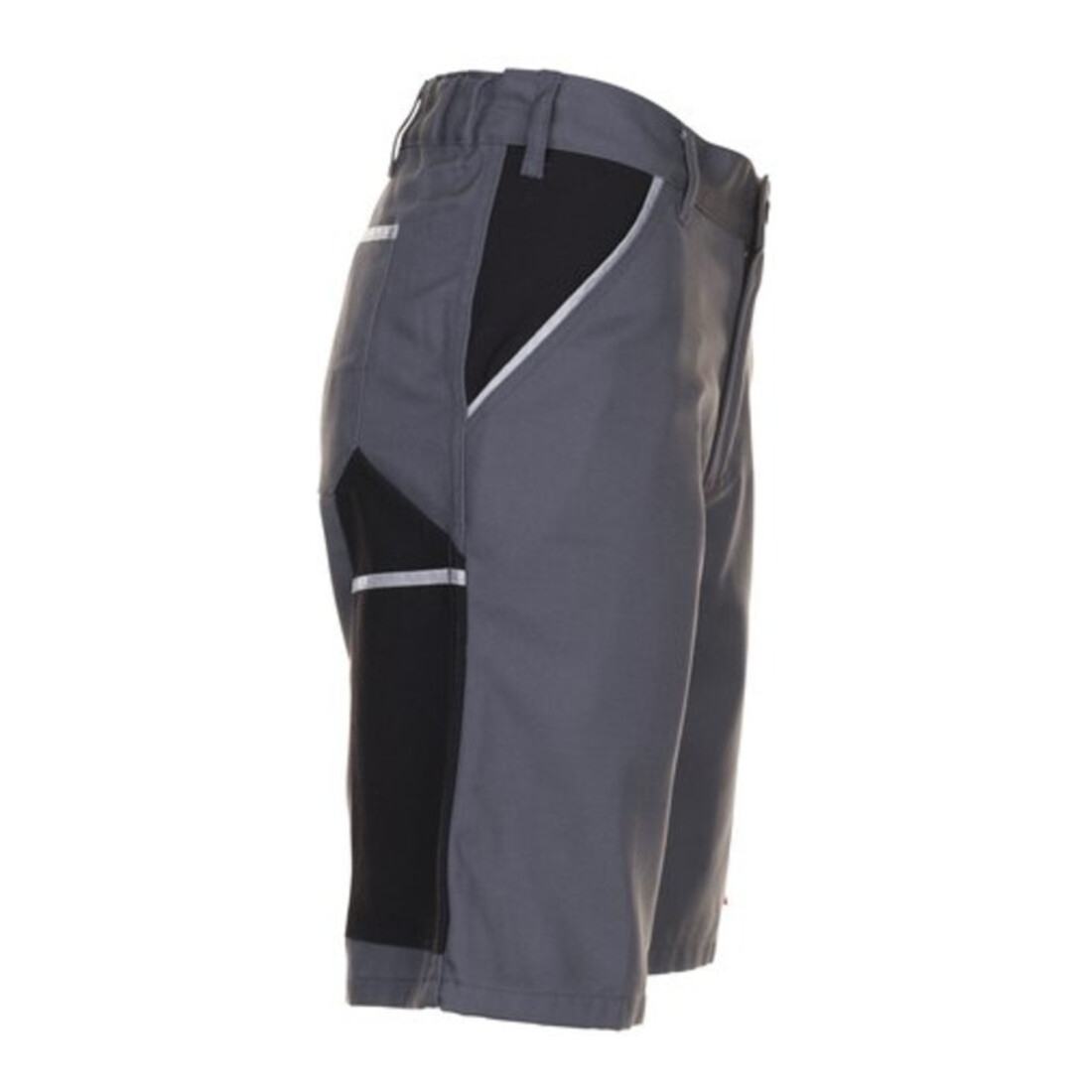 Planam Shorts Canvas 320 grau/schwarz XXXL