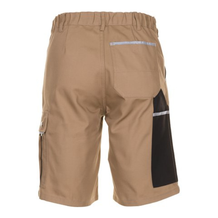 Planam Shorts Canvas 320 khaki/schwarz