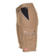 Planam Shorts Canvas 320 khaki/schwarz