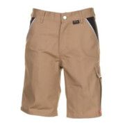 Planam Shorts Canvas 320 khaki/schwarz-1