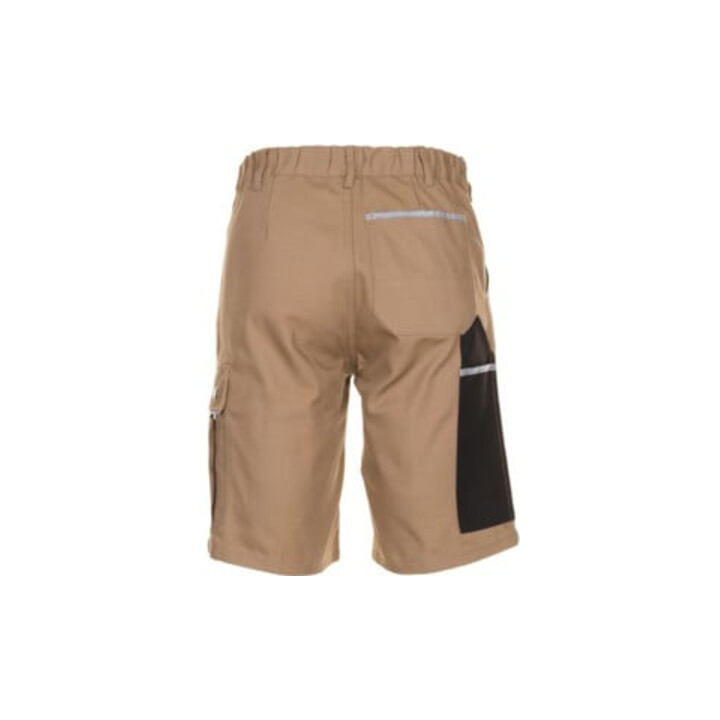Planam Shorts Canvas 320 khaki/schwarz