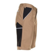 Planam Shorts Canvas 320 khaki/schwarz-2