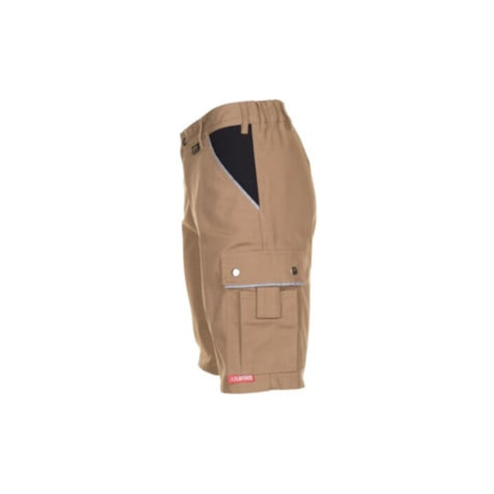 Planam Shorts Canvas 320 khaki/schwarz
