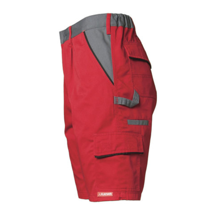 Planam Shorts Highline rot/schiefer