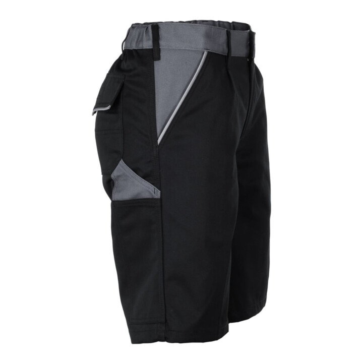 Planam Latzhose Highline schwarz/schiefer/zink