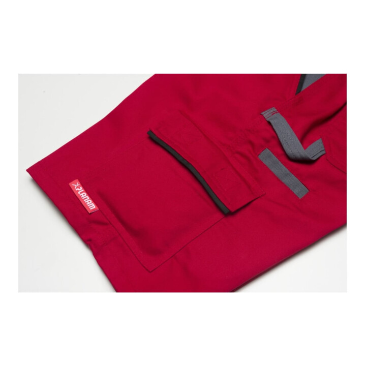 Planam Latzhose Highline schwarz/schiefer/zink