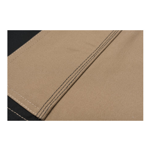 Planam Shorts Plaline sand/schwarz