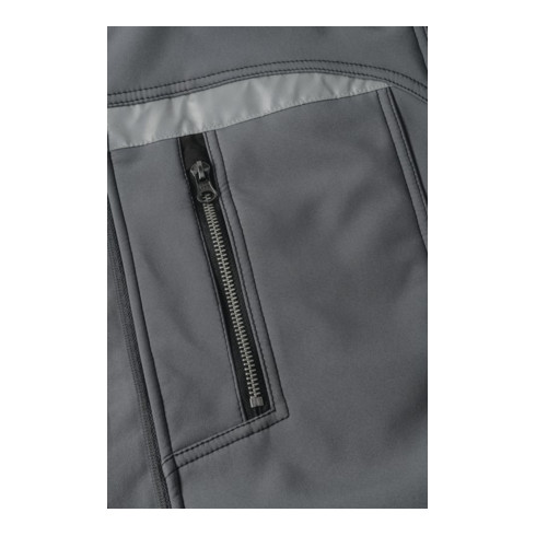Planam Softshelljacke DuraWork schwarz/grau