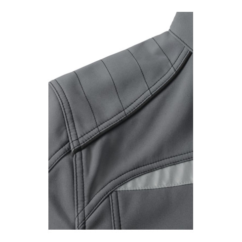 Planam Softshelljacke DuraWork schwarz/grau