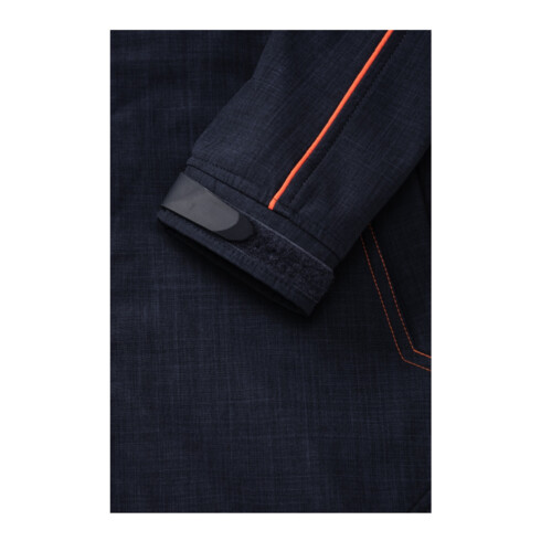 Planam Softshelljacke Outdoor Neon marine/orange
