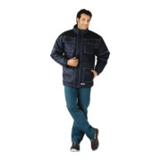 Planam Winterparka Steal marine/schwarz-1
