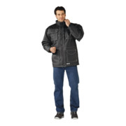 Planam Winterparka Steal grau/schwarz-1