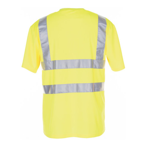 Planam T-Shirt Warnschutz uni gelb