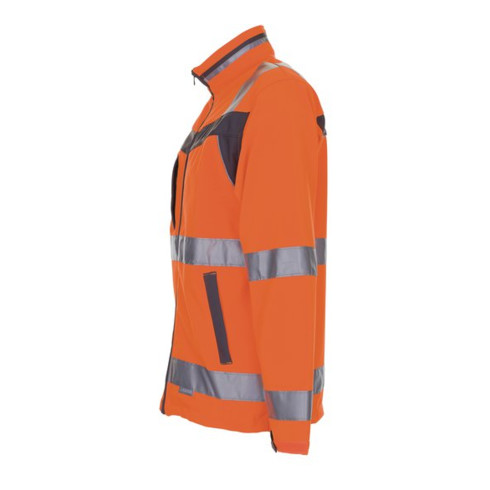 Planam Warning Protection Softshell Jacket Plaline orange/schiefer