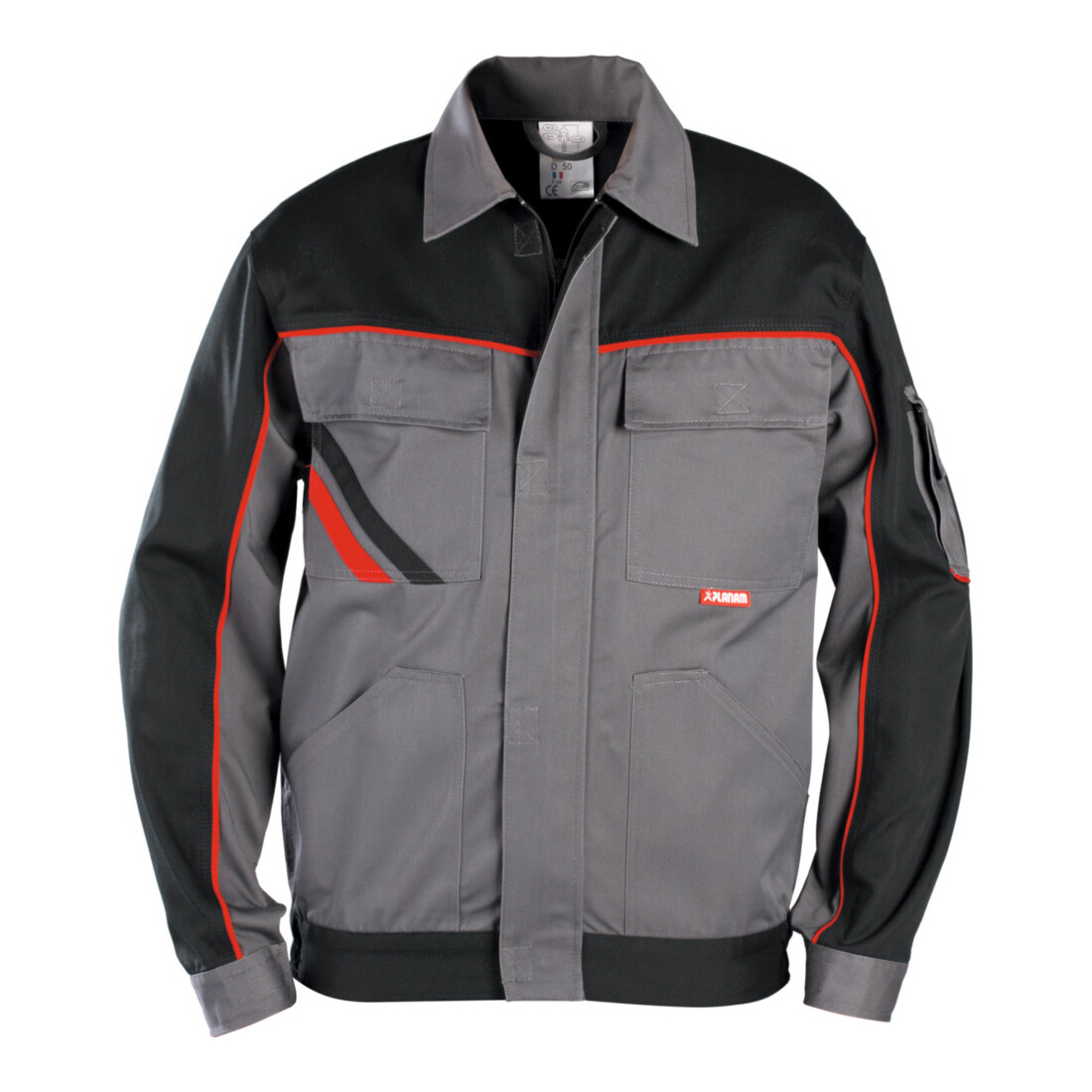 PLANAM Veste Highline, ardoise / noir, Taille de confection DE : 46
