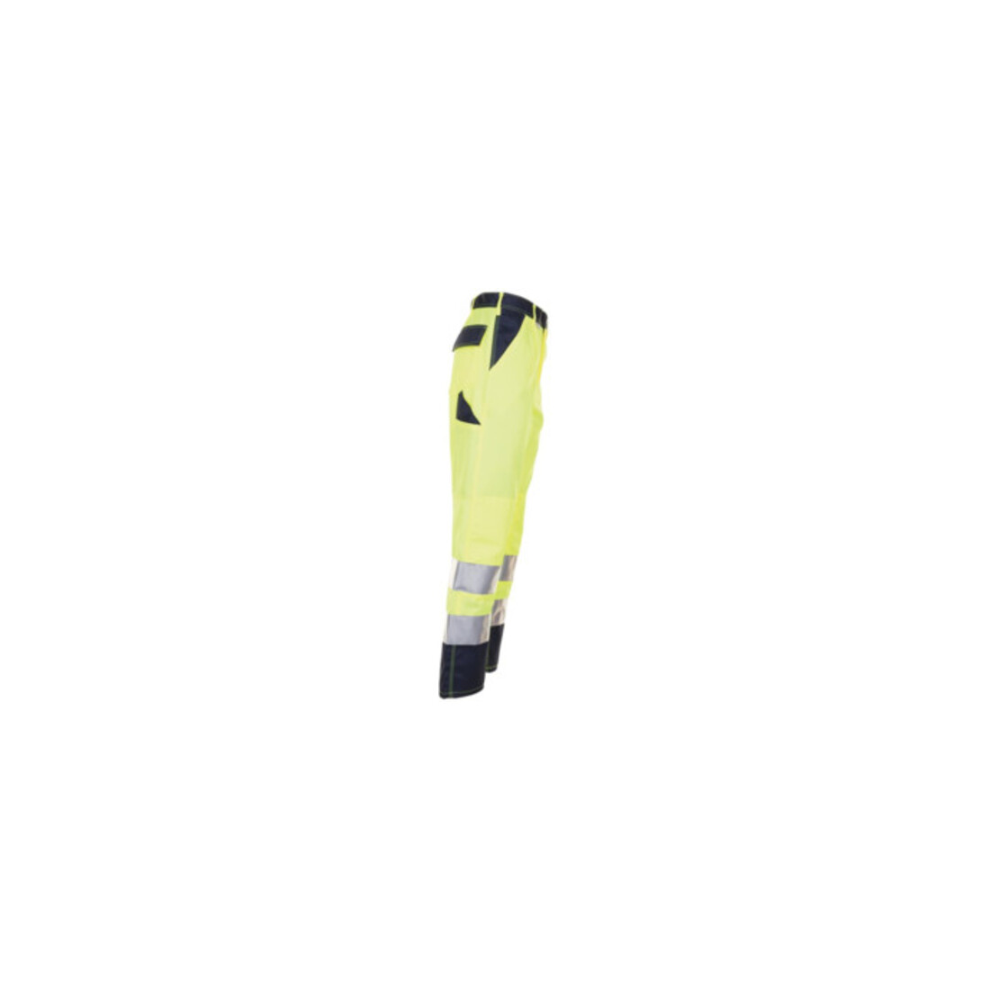 Planam Warnschutz-Bundhose gelb/marine