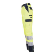 Planam Warnschutz-Bundhose gelb/marine-5