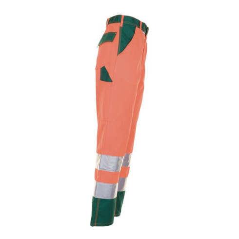 Planam Warnschutz Bundhose orange/grün 56