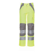 Planam Warnschutz Bundhose Plaline gelb/zink-1