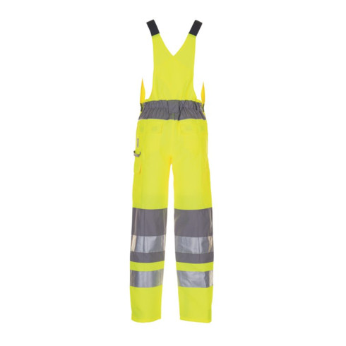 Planam Warnschutz Latzhose Plaline gelb/zink