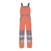Planam Warnschutz Latzhose Plaline orange/zink
