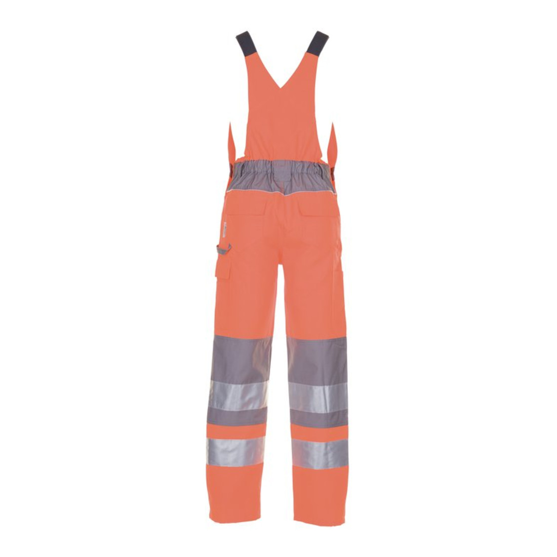 Planam Warnschutz Latzhose Plaline orange/zink