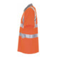 Planam Warnschutz Poloshirt orange/grau-5