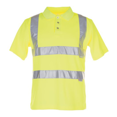 Planam Warnschutz Poloshirt uni gelb