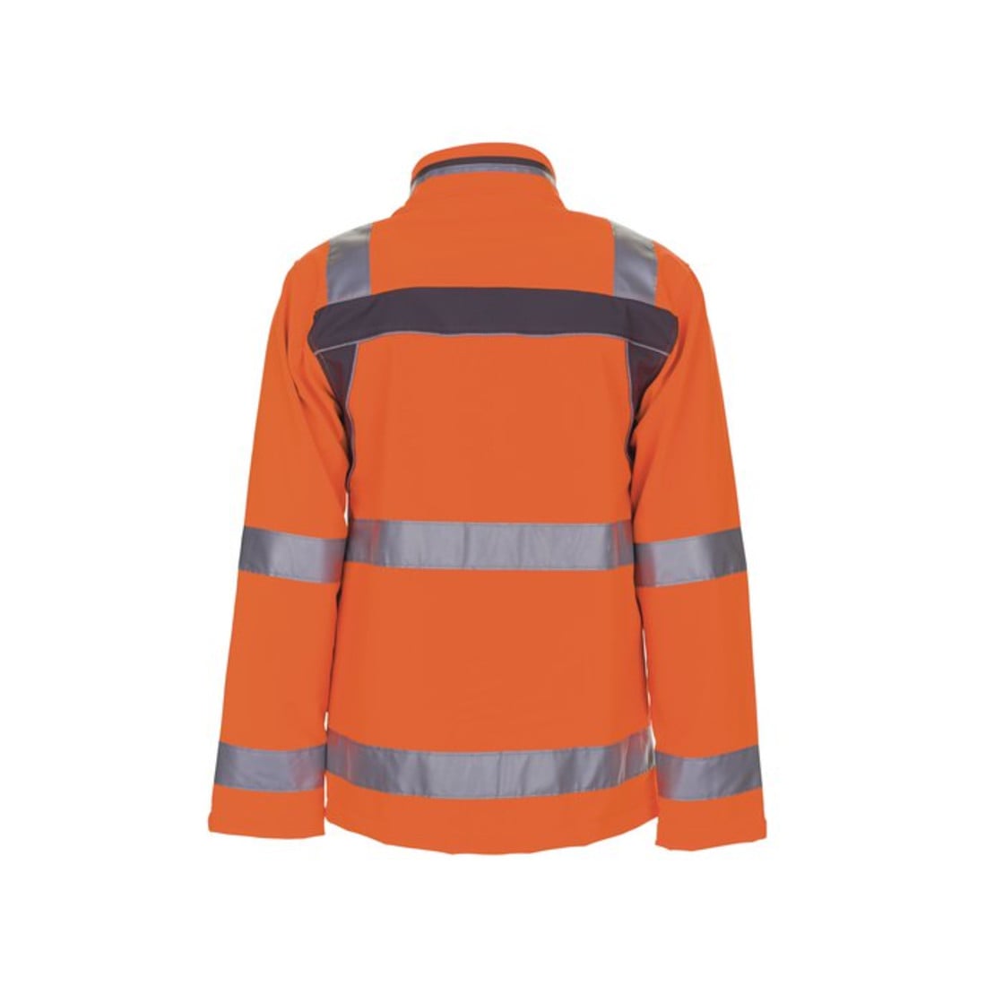 Planam Warnschutz Softshelljacke Plaline orange/schiefer