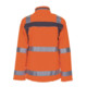 Planam Warnschutz Softshelljacke Plaline orange/schiefer-2