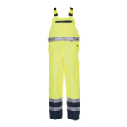 Planam Warnschutz-Winterlatzhose gelb/marine-1