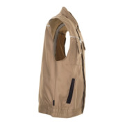 Planam Weste Canvas 320 S khaki/schwarz-4