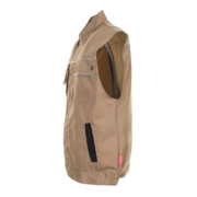 Planam Weste Canvas 320 S khaki/schwarz-5