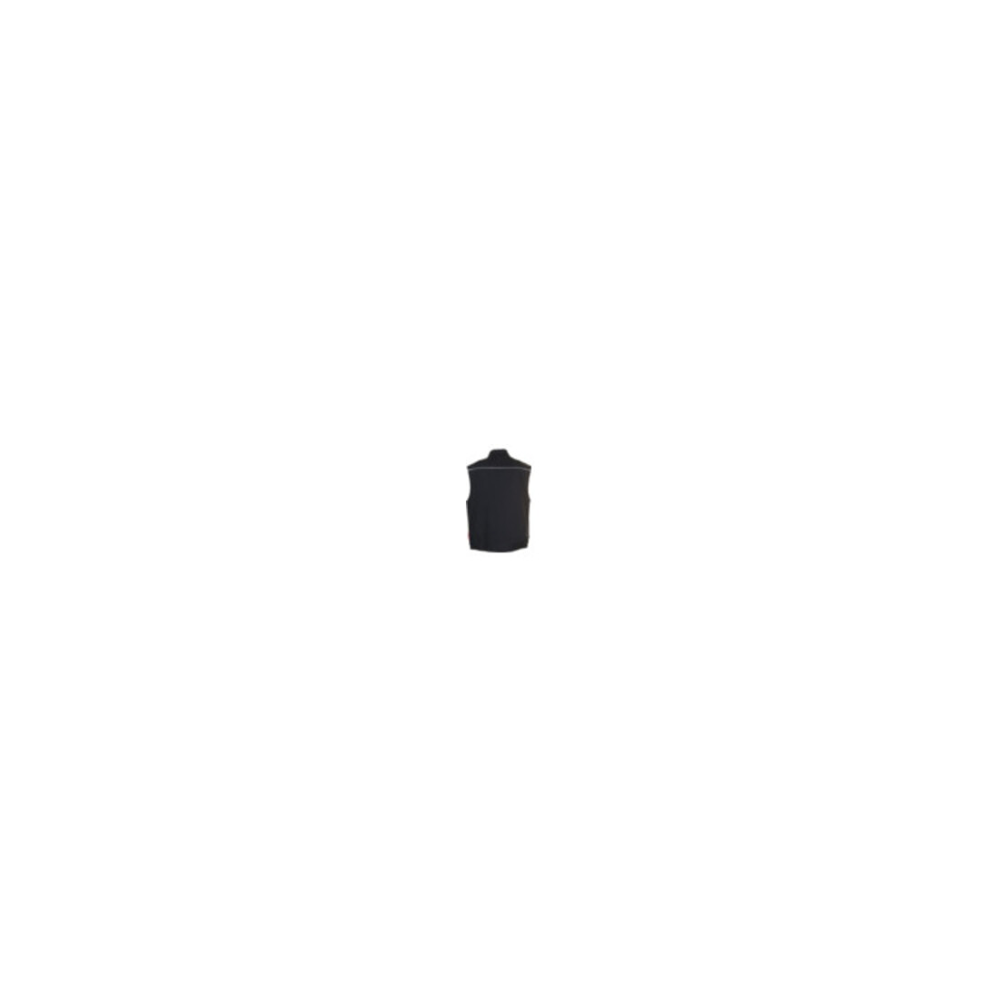 Planam Weste Canvas 320 schwarz/schwarz