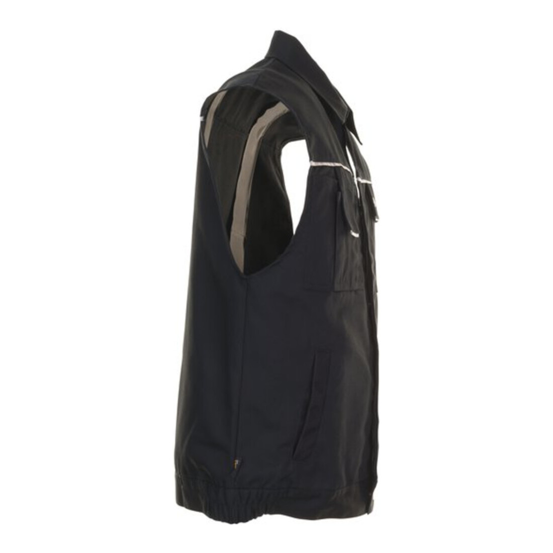 Planam Weste Canvas 320 schwarz/schwarz