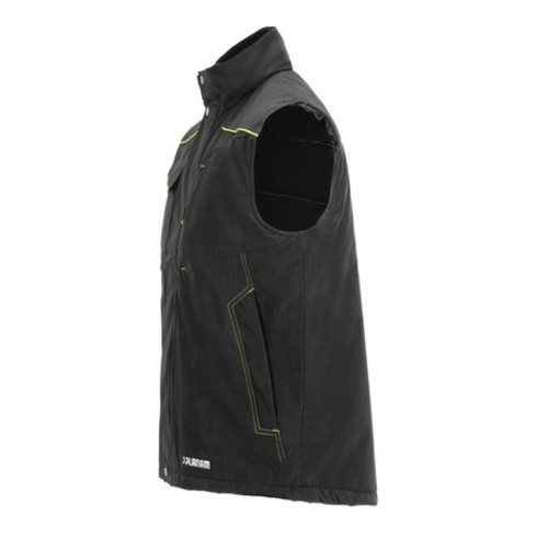 Planam Weste Outdoor Neon grau/grün