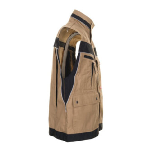 Planam Weste Plaline sand/schwarz