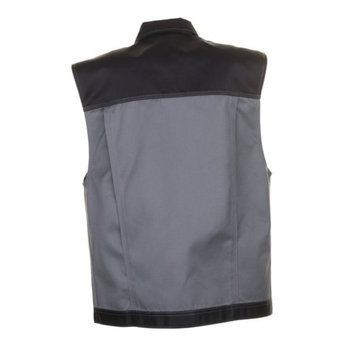 Planam Weste Tristep grau/schwarz