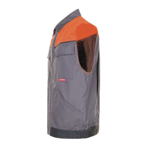 Planam Weste Visline zink/orange/schiefer