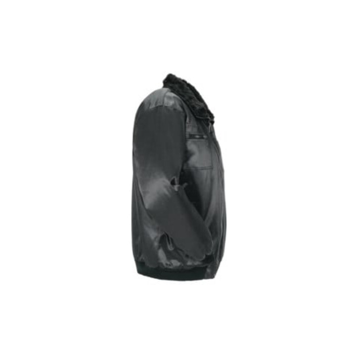 PLANAM Winterjack Pilotenlook, zwart, Uniseks-maat: XL