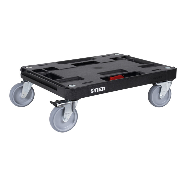 Set STIER Systainer-plateau roulant RB BLACK-Edition + STIER Systainer³ I Black Edition + STIER Systainer³ II Black Edition + STIER Systainer³ III Black Edition + STIER Systainer³ IV Black Edition