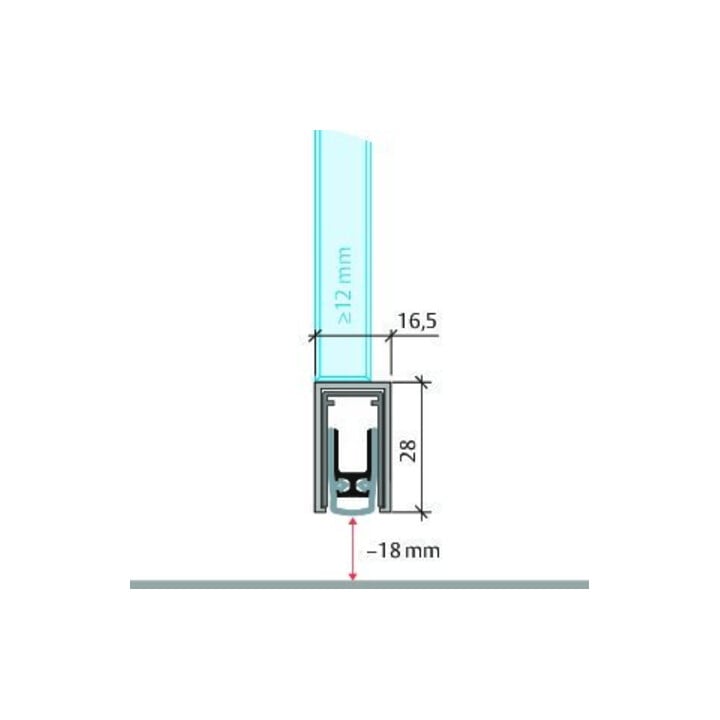 Planet Absenkdichtung KG-U 834mm