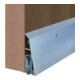 PLANET ASSA ABLOY Abdeckprofil Sockel, 1050mm Aluminium silberfarbig eloxiert