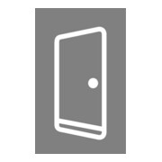 PLANET ASSA ABLOY Joint bas de porte FT, 850 mm Aluminium-2