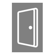 PLANET ASSA ABLOY Joint bas de porte FT, 850 mm Aluminium-5