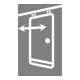 PLANET ASSA ABLOY Joint de bas de porte MF, 835 mm Aluminium-2