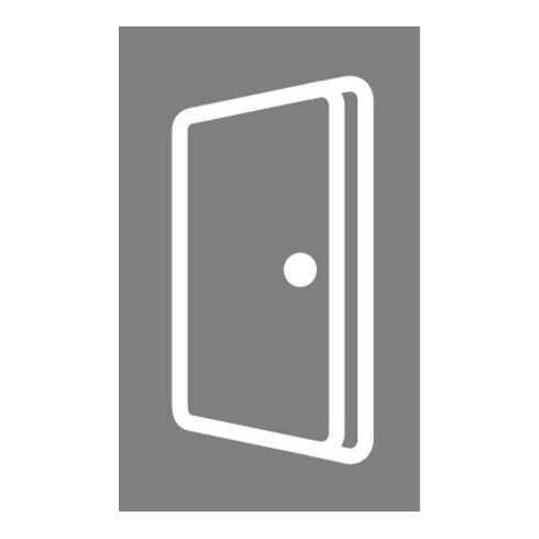 PLANET ASSA ABLOY Joint de bas de porte MF, 835 mm Aluminium