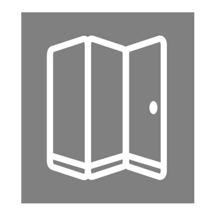 PLANET ASSA ABLOY Joint de bas de porte MF, 835 mm Aluminium